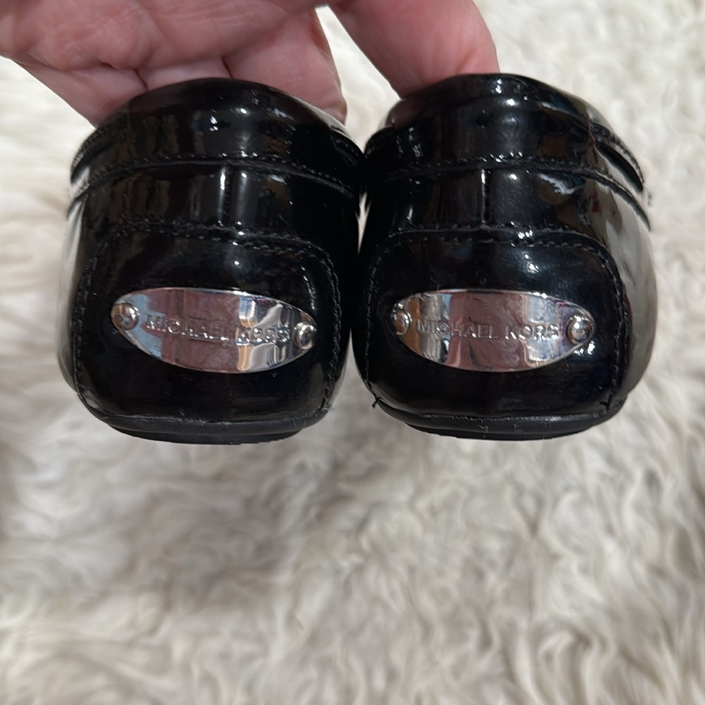 Michael Kors Black/White Sutton Leather Moccasins‎ Women’s Size 6.5M - Picture 5 of 10